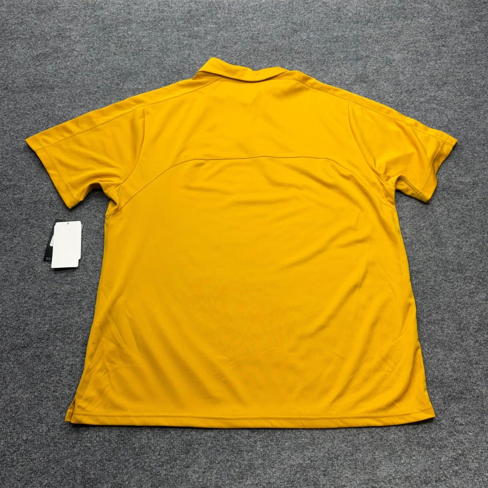 Nike Mizzou Tigers Dri-FIT Quarter Zip Polo Shirt Mens Large Gold 513973-715 NWT - Picture 9 of 10